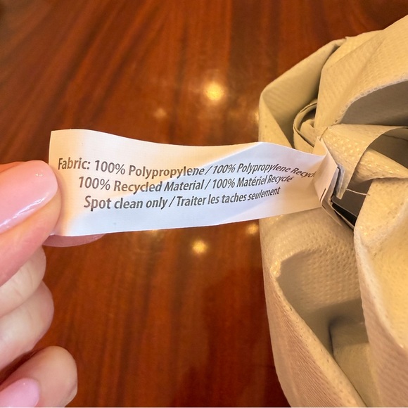 Athleta Silver Metallic Reusable Shopper Tote Bag - Picture 10 of 13